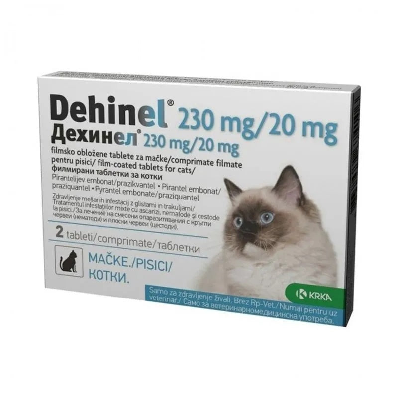 Dehinel 230mg/20mg cpr. pt pisici