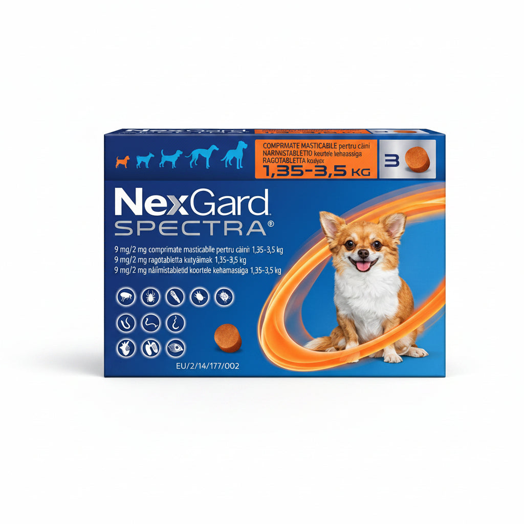 Nexgard Spectra XS 1,35 - 3,5 Kg