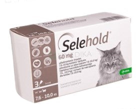 Selehold 60mg sol. pisici 7,6-10kg