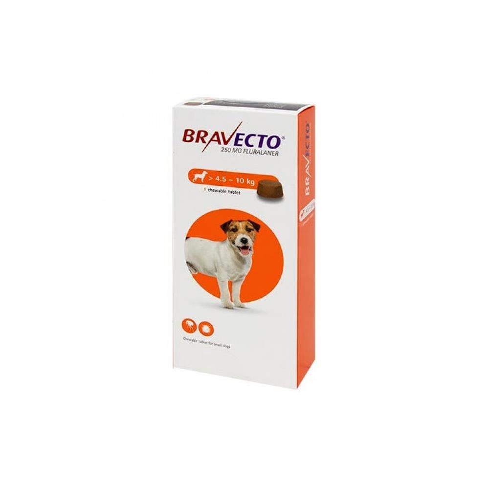 Bravecto 250 Mg 1 Tbl 4.5 - 10 Kg