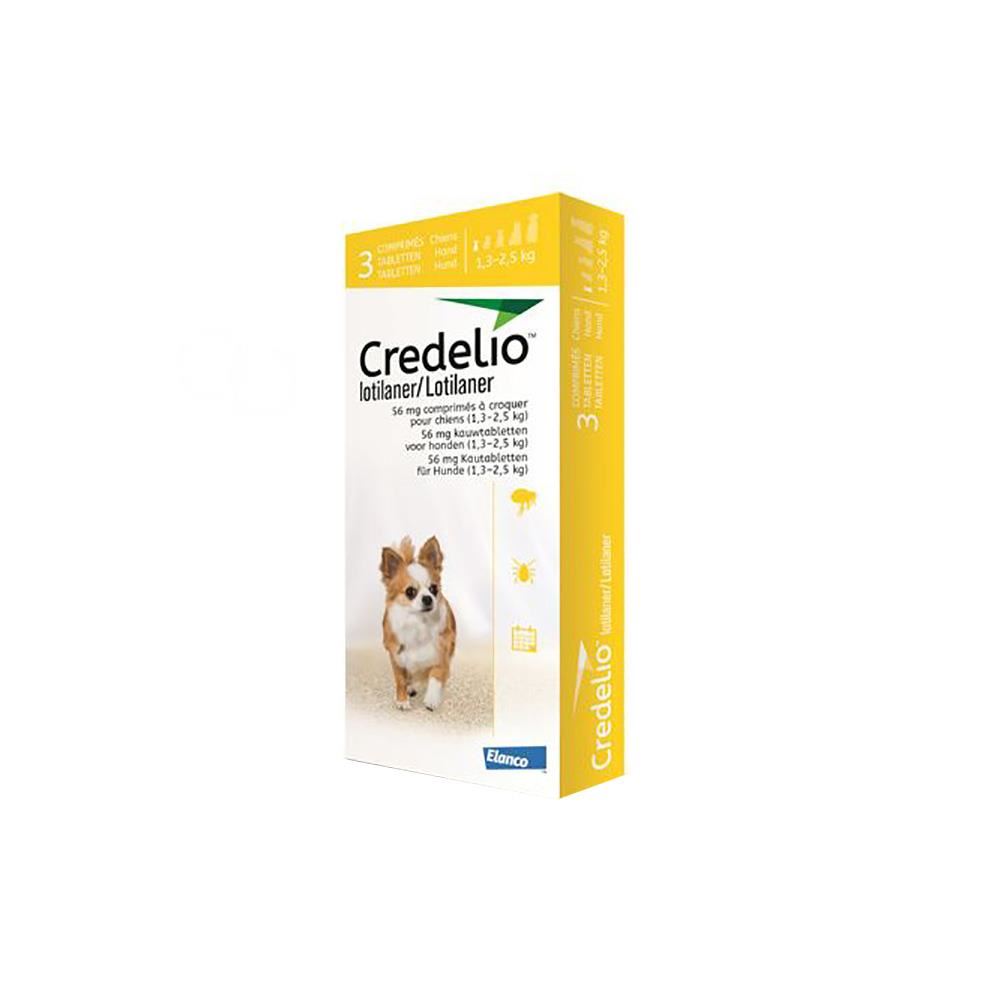 Credelio 56.25 Mg 1.3 - 2.5 Kg 3 Tbl