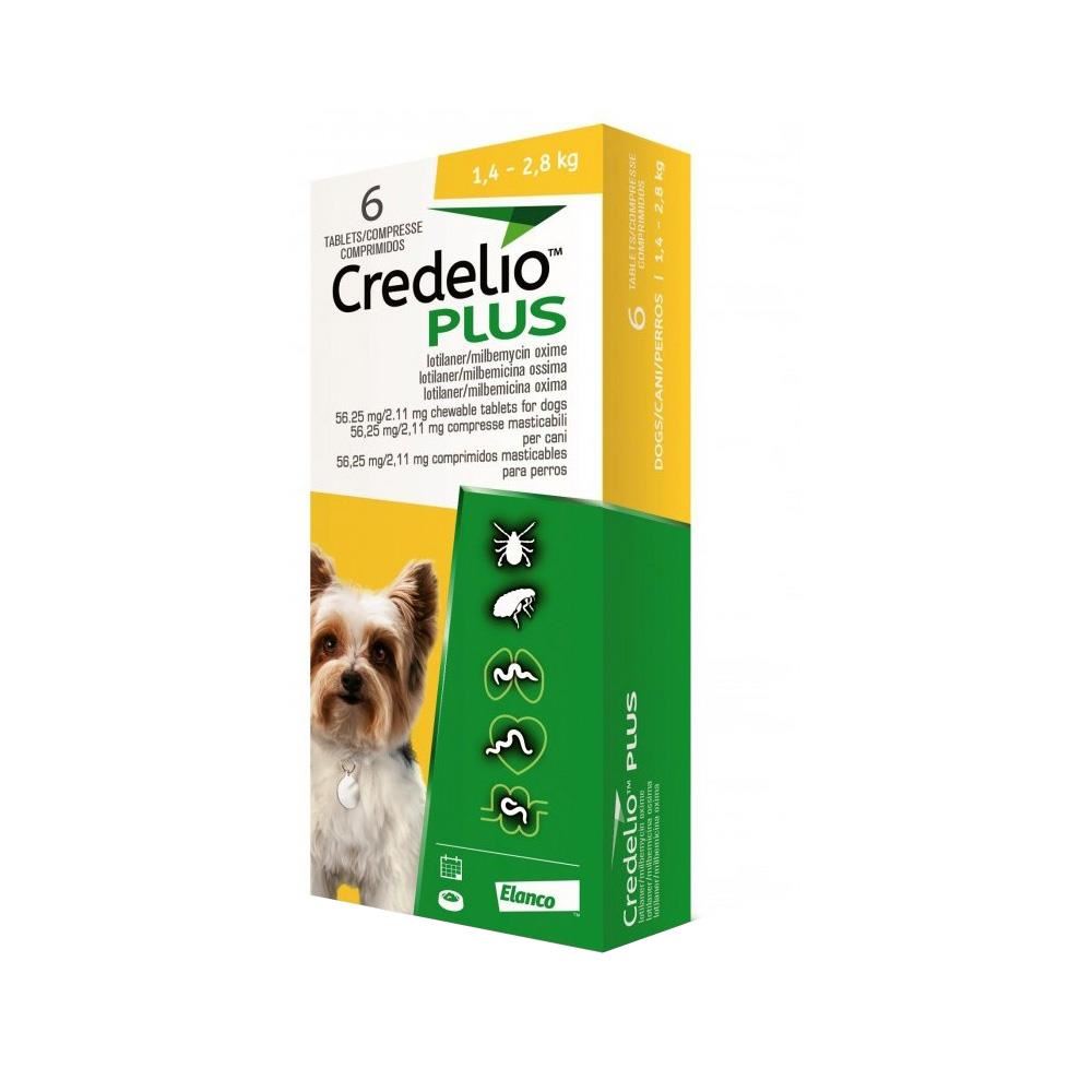 Credelio Plus 56.25 Mg 1.3 - 2.5 Kg 3 Tbl