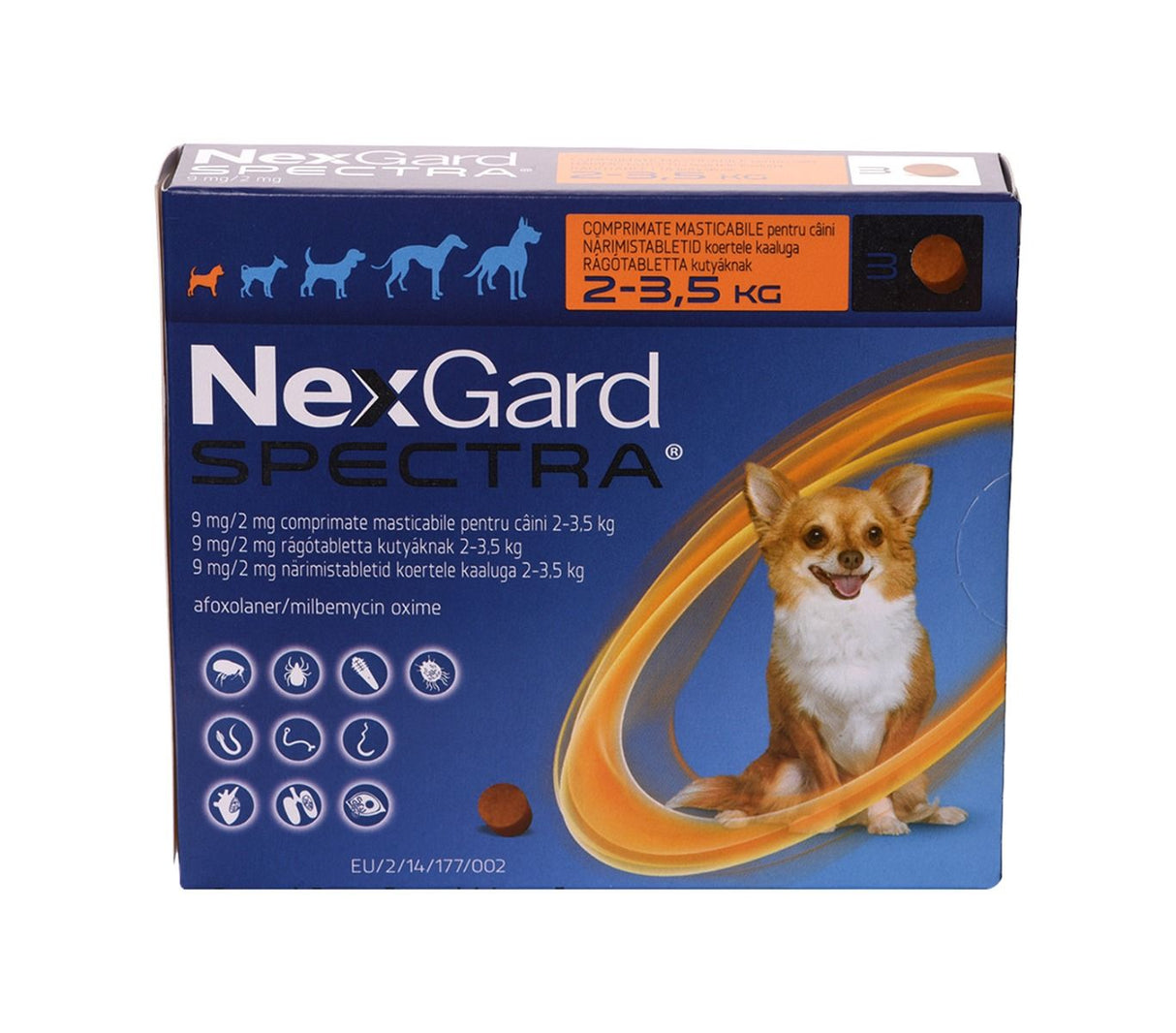 Nexgard Spectra XS 1.35 - 3.5 Kg