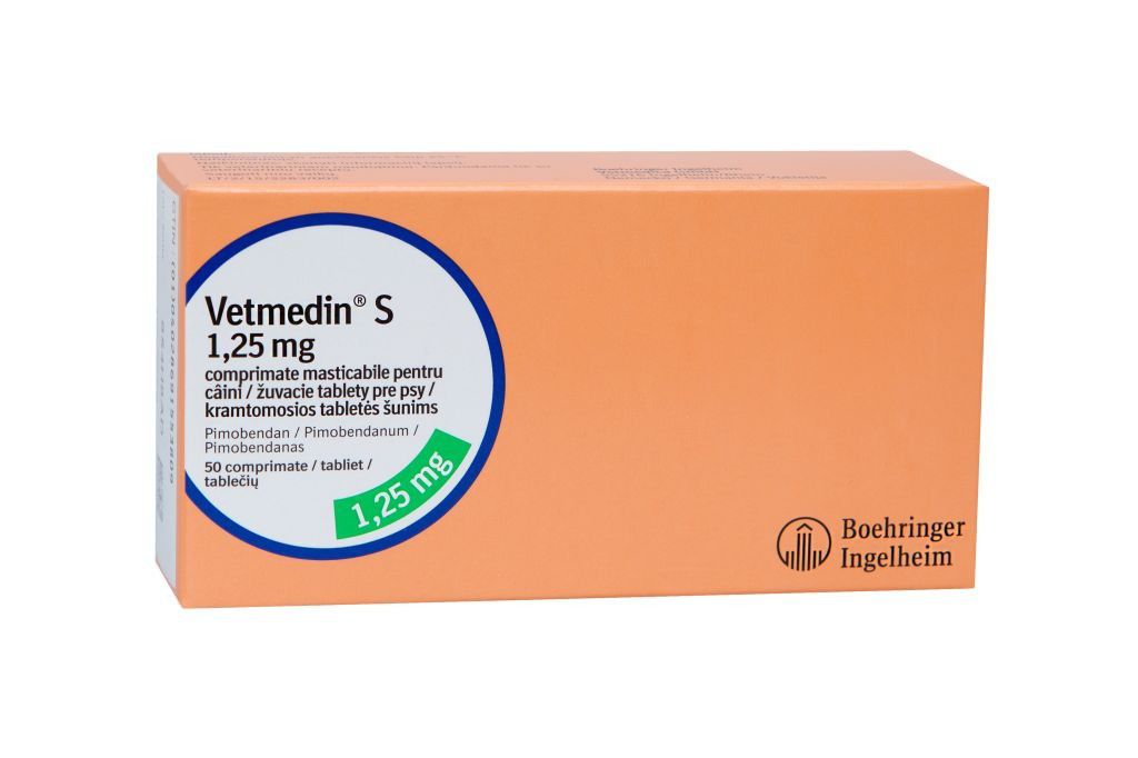 Vetmedin S 1.25 Mg 100 Tbl